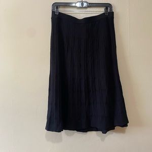 Marina Rinaldi Black Knit Skirt
